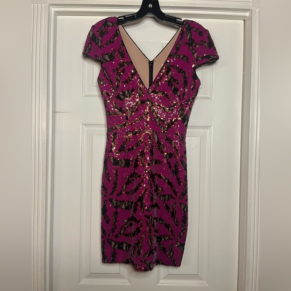 Dress the Population- NWOT Sequin Dress. Sample. Size S.